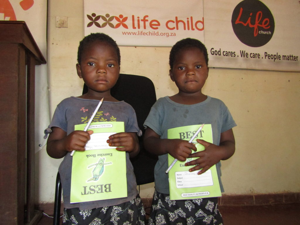 Shamima and Shamina from Life Child Moyo preschool in Malawi