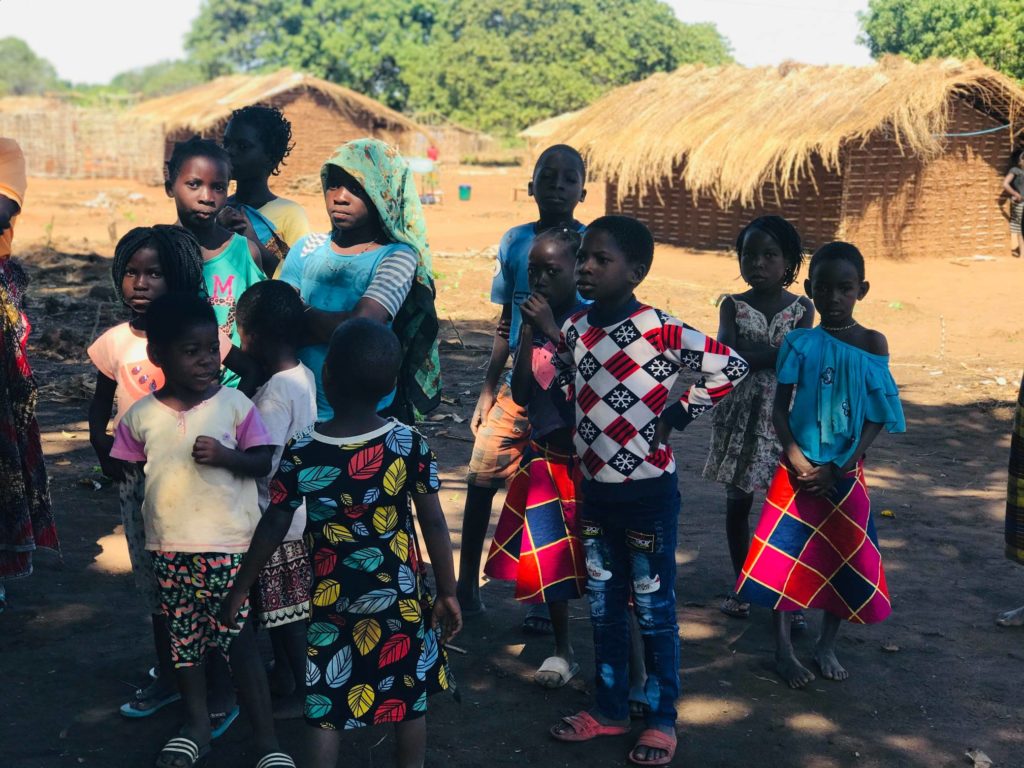 Refugee children in Mozambique, Cabo Delgado