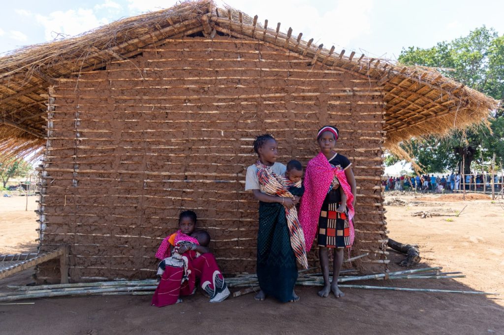 Young girls carrying siblings and in some cases their own children.