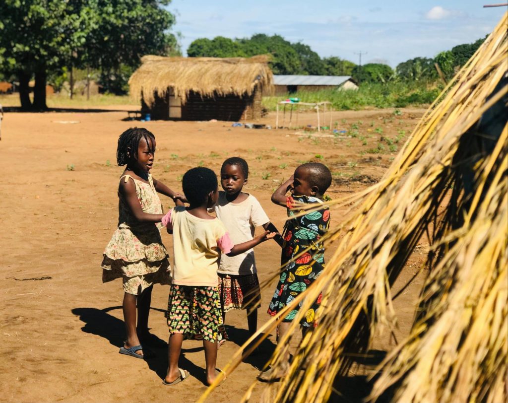 Children playing, Cabo Delgado