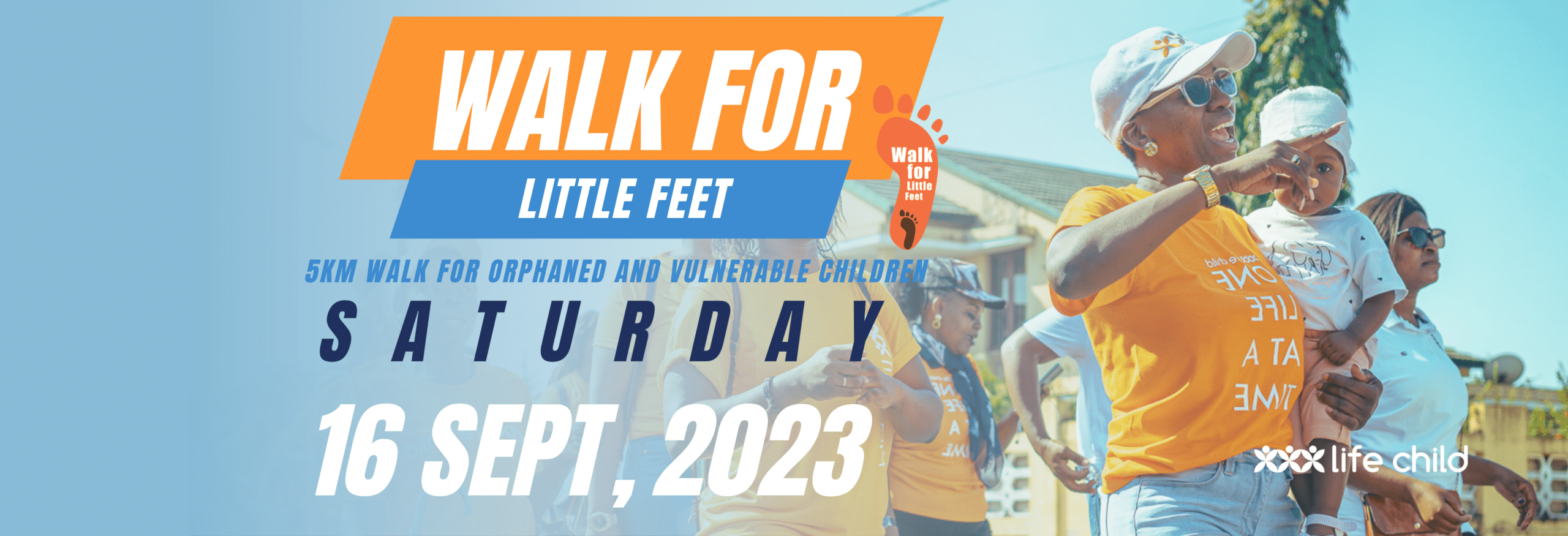Walk for Little Feet 2023 banner